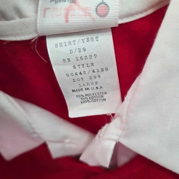 VTG Winnie the Pooh SZ 18M Red Velour Embroidered Vest Pants Holiday Christmas - Picture 8 of 8